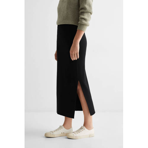 Mango Kids rok zwart Meisjes Viscose Effen 168(M)