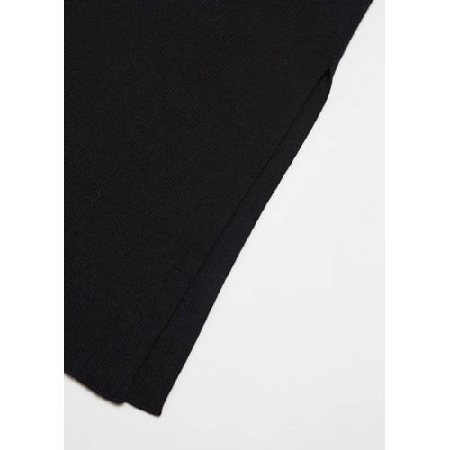 Mango Kids rok zwart Meisjes Viscose Effen 168(M)