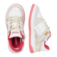 thumbnail: Vingino Nadia  leren sneakers wit/roze
