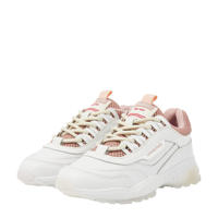 thumbnail: Vingino Fenna II  leren sneakers wit/roze