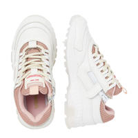 thumbnail: Vingino Fenna II  leren sneakers wit/roze