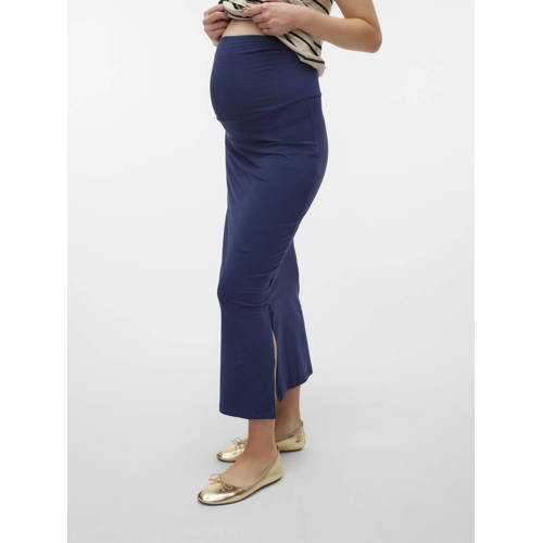 Mamalicious zwangerschapsrok MLEVA donkerblauw Dames Biologisch katoen XL