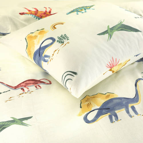 NOUS Kids katoenen dekbedovertrek 1 persoons (140x200 cm) Multi Dierenprint