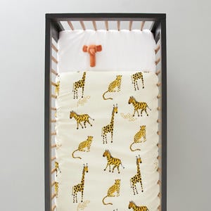 katoenen dekbedovertrek ledikant (100x135 cm)