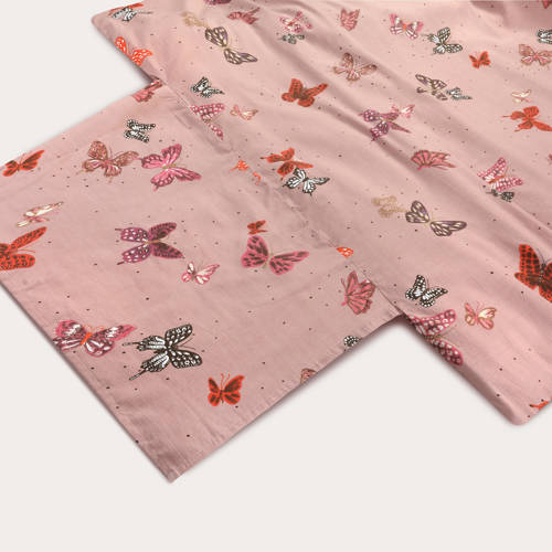 W polyester-katoenen dekbedovertrek peuter (120x150 cm) Multi Dierenprint