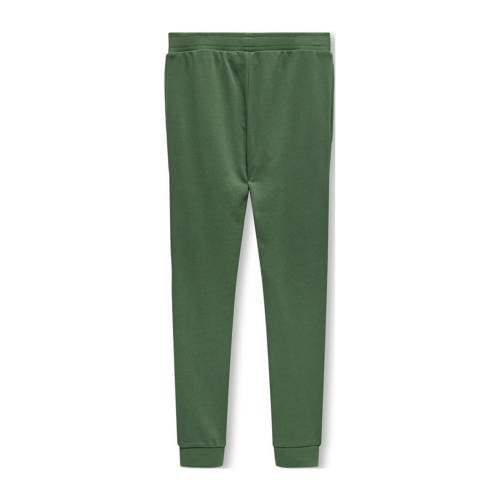 Only KIDS BOY slim fit joggingbroek KOBLASSI groen Jongens Sweat Effen 128