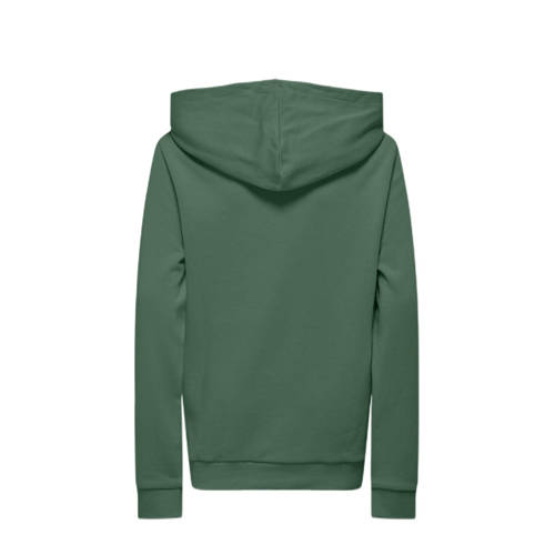 Only KIDS BOY hoodie KOBLASSI groen Sweater Effen 122 128