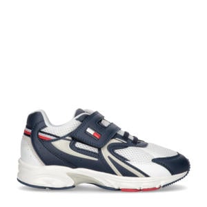   chunky sneakers wit/donkerblauw