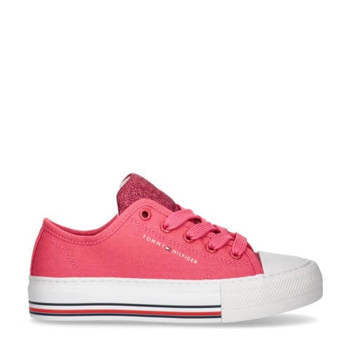 Tommy Hilfiger sneakers roze Meisjes Textiel Effen