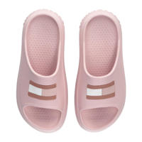 thumbnail: Roze jongens en meisjes Tommy Hilfiger badslippers van rubber met logo