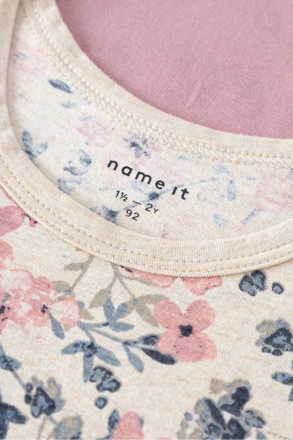 NAME IT MINI hemd - set van 2 roze/ecru