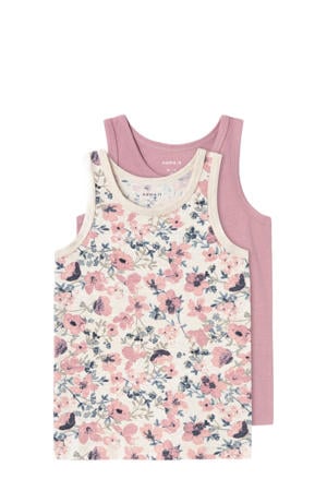 hemd - roze/ecru (set van 2)
