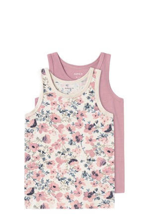 hemd - roze/ecru (set van 2)