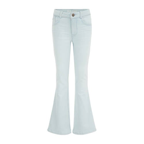 WE Fashion Blue Ridge flared jeans stone denim Broek Blauw Meisjes Stretchdenim - 122