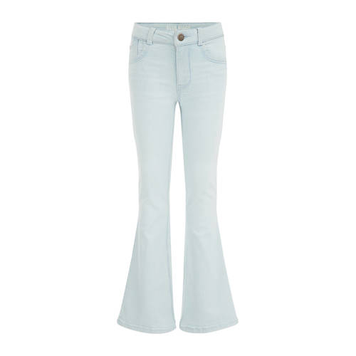 WE Fashion Blue Ridge flared jeans stone denim Broek Blauw Meisjes Stretchdenim