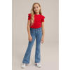 WE Fashion Blue Ridge flared jeans medium blue denim