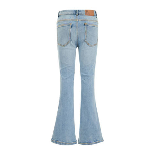 WE Fashion Blue Ridge flared jeans blue used denim Broek Blauw Meisjes Stretchdenim 104