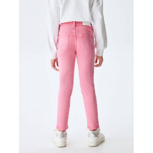 LTB skinny jeans ISABELLA G dark pink wash Roze Meisjes Denim Effen 128