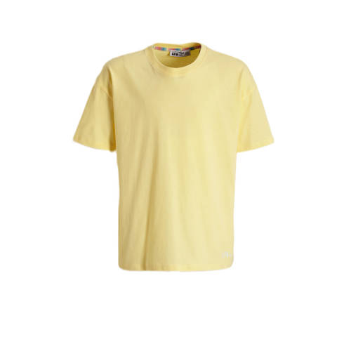 LTB T-shirt KOKAHA met backprint geel Meisjes Denim Ronde hals Backprint