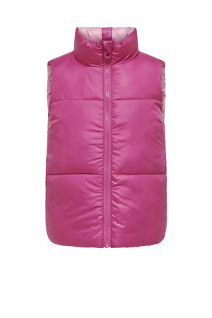 reversible bodywarmer KOGNEWRICKY roze/lichtroze