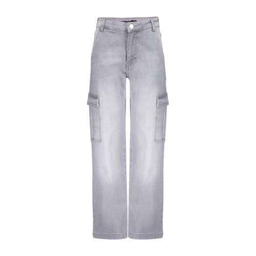 Frankie&Liberty straight fit jeans grey denim Grijs - 152