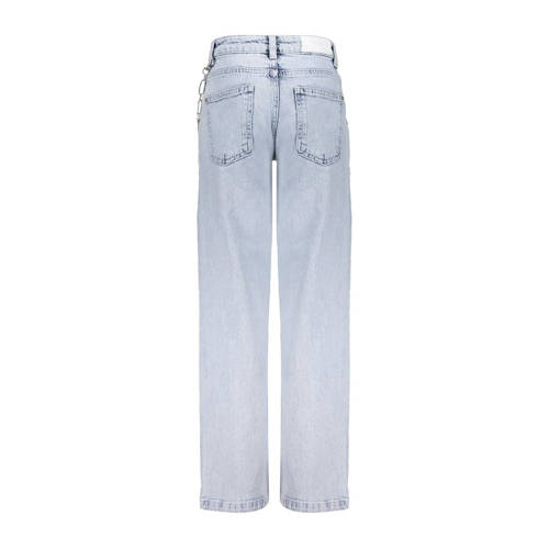 Frankie&Liberty straight fit jeans light blue denim Blauw 140