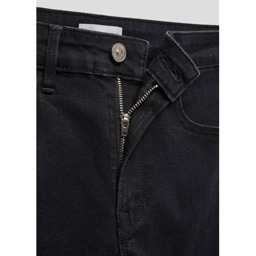 Mango Kids skinny jeans black denim Zwart Meisjes Stretchdenim 152(XXS)