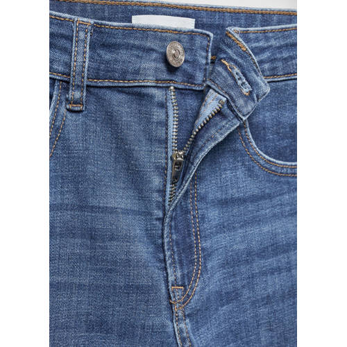 Mango Kids skinny jeans medium blue denim Blauw Meisjes Stretchdenim 152(XXS)