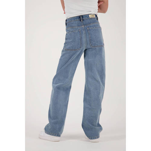 Raizzed high waist loose fit jeans Mississippi worker vintage blue Blauw Meisjes Denim 116