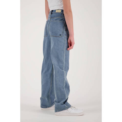 Raizzed high waist loose fit jeans Mississippi worker vintage blue Blauw Meisjes Denim 116