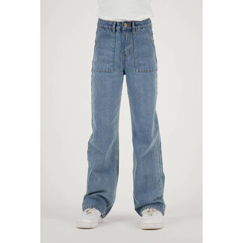 Raizzed high waist loose fit jeans Mississippi worker vintage blue Blauw Meisjes Denim 116