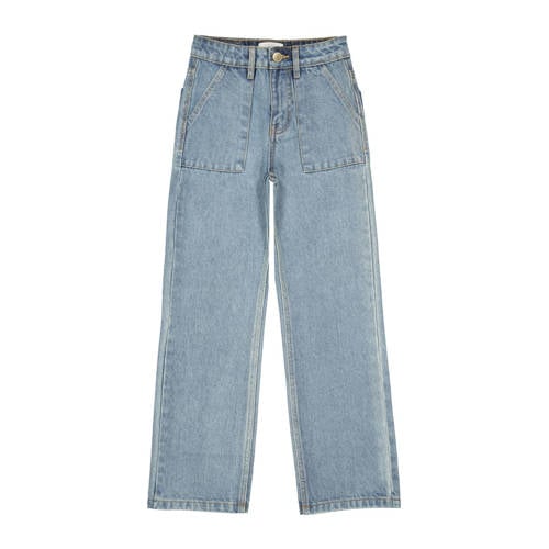 Raizzed high waist loose fit jeans Mississippi worker vintage blue Blauw Meisjes Denim 