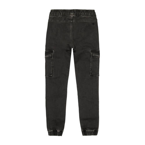 Raizzed slim fit jeans Shanghai black Zwart Jongens Stretchdenim 116