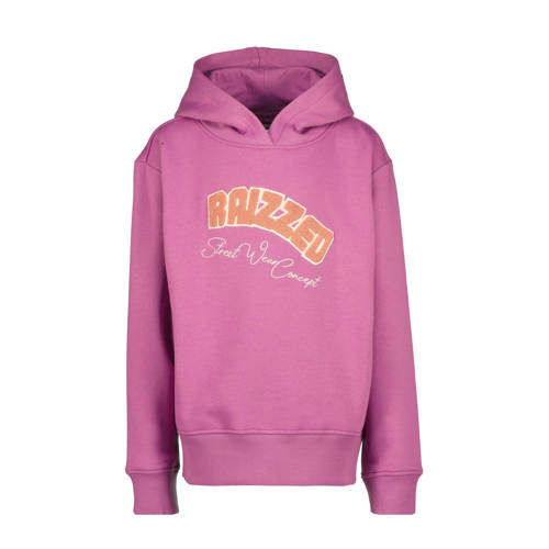 Raizzed hoodie Valencia met logo paars Sweater Logo