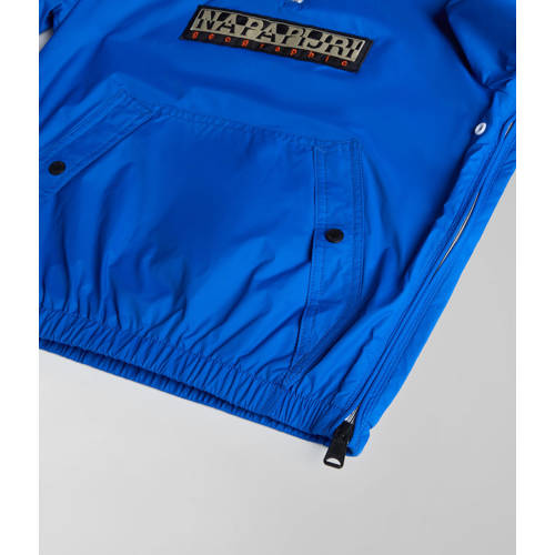 Napapijri zomerjas met logo blauw Jongens Polyamide Capuchon Logo 128