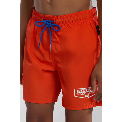 Napapijri Zwemshort Rood Jongens Polyamide Logo 128