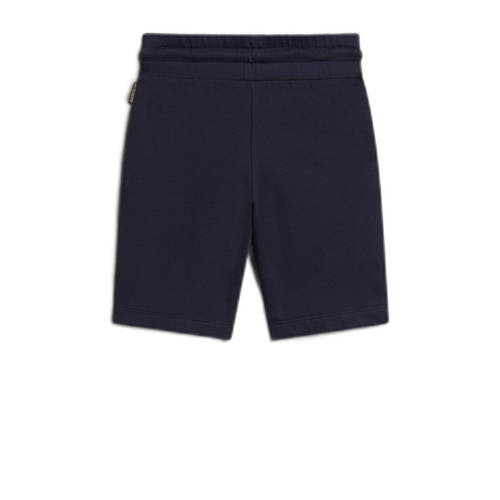 Napapijri sweatshort met logo donkerblauw Jongens Katoen Logo 128