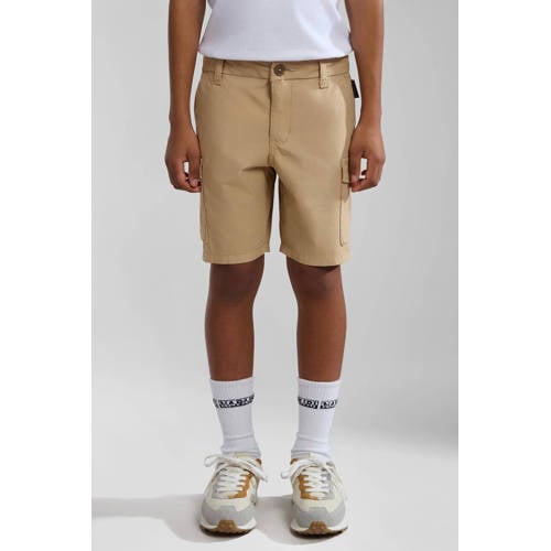 Napapijri cargo short beige Korte broek Jongens Katoen Effen 164