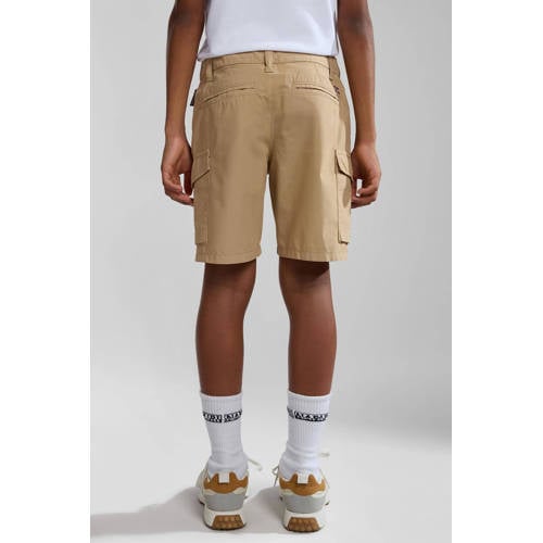 Napapijri cargo short beige Korte broek Jongens Katoen Effen 164