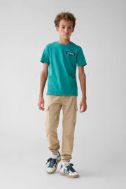 thumbnail: Shoeby tapered fit cargobroek zand