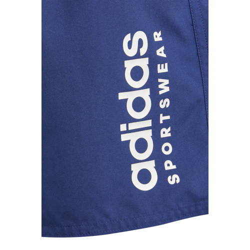 Adidas Perfor ce zwemshort blauw Polyester Effen 158