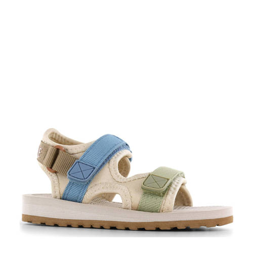 Shoesme sandalen beige/blauw/groen Jongens Textiel Meerkleurig