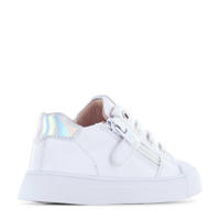 thumbnail: Shoesme   leren sneakers wit/zilver