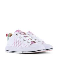 thumbnail: Shoesme   leren sneakers wit/roze