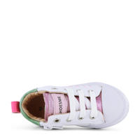 thumbnail: Shoesme   leren sneakers wit/roze
