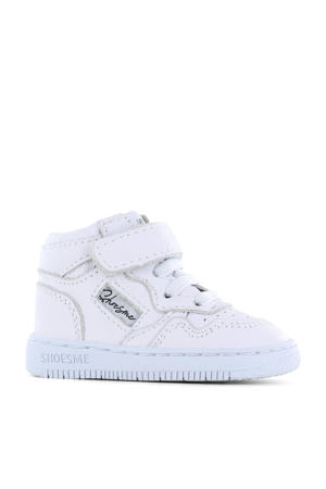   leren sneakers wit