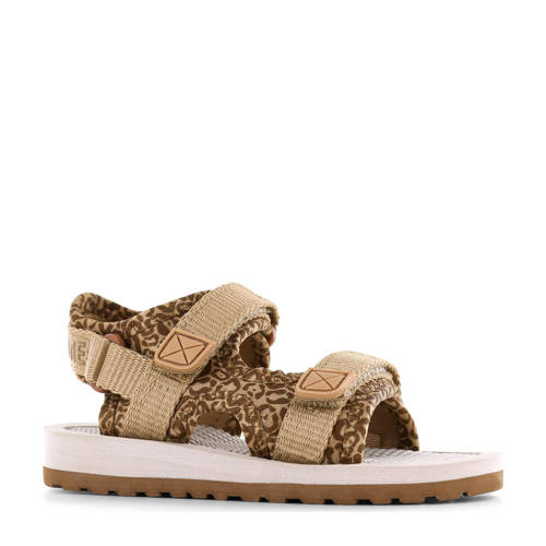 Shoesme sandalen met panterprint beige Meisjes Textiel Panterprint