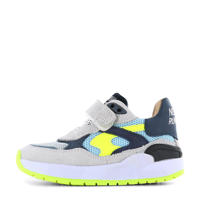 thumbnail: Shoesme   leren sneakers grijs/blauw