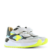 thumbnail: Shoesme   leren sneakers grijs/blauw