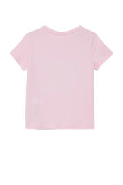 thumbnail: s.Oliver T-shirt met printopdruk en pailletten lichtroze